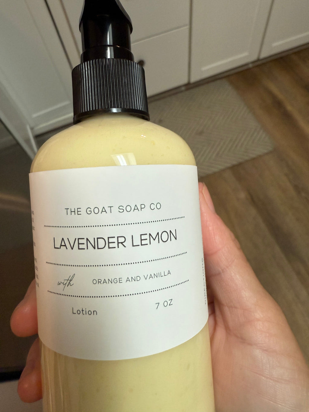 Goat’s milk lotion