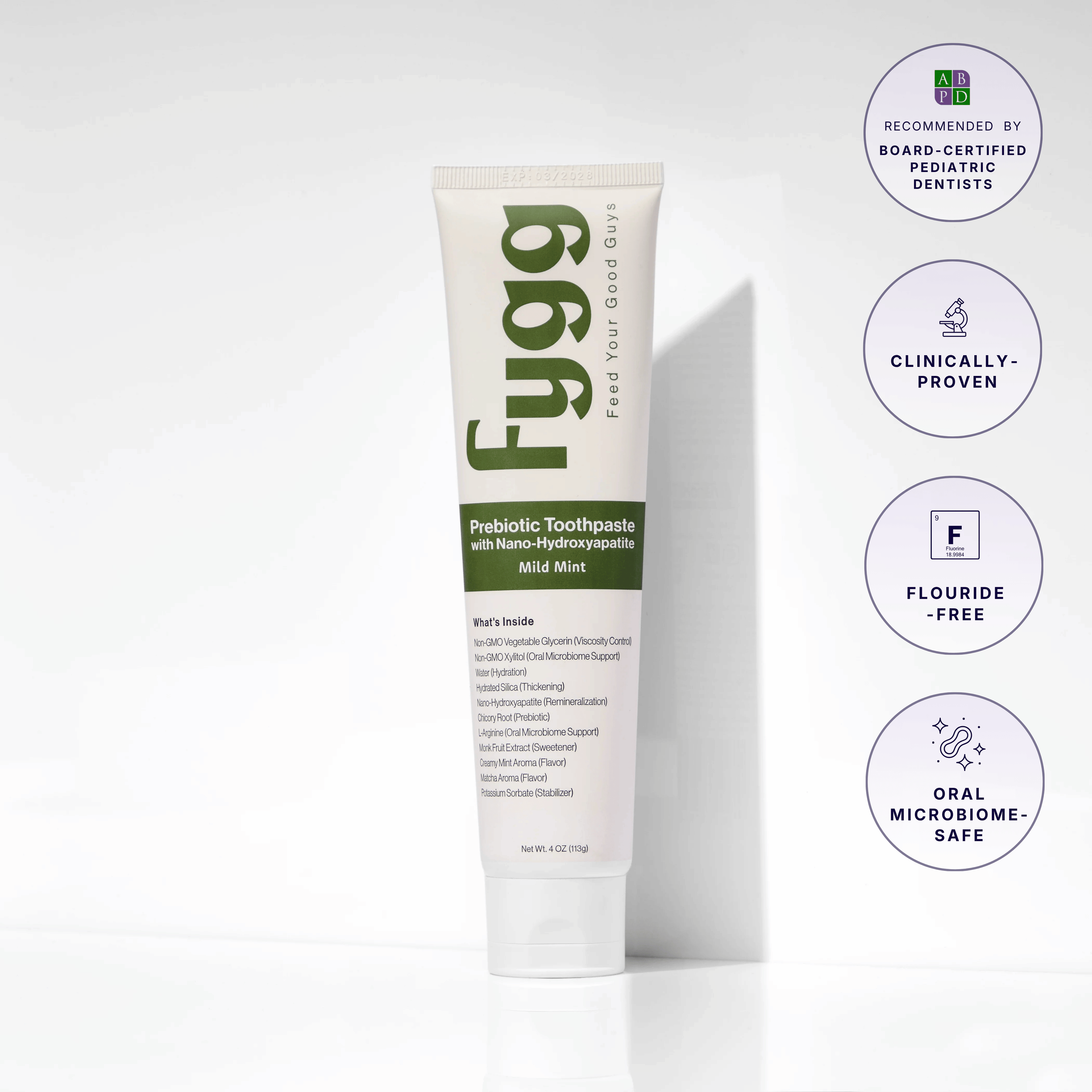 Nano-Hydroxyapatite Toothpaste with Prebiotics | Mild Mint